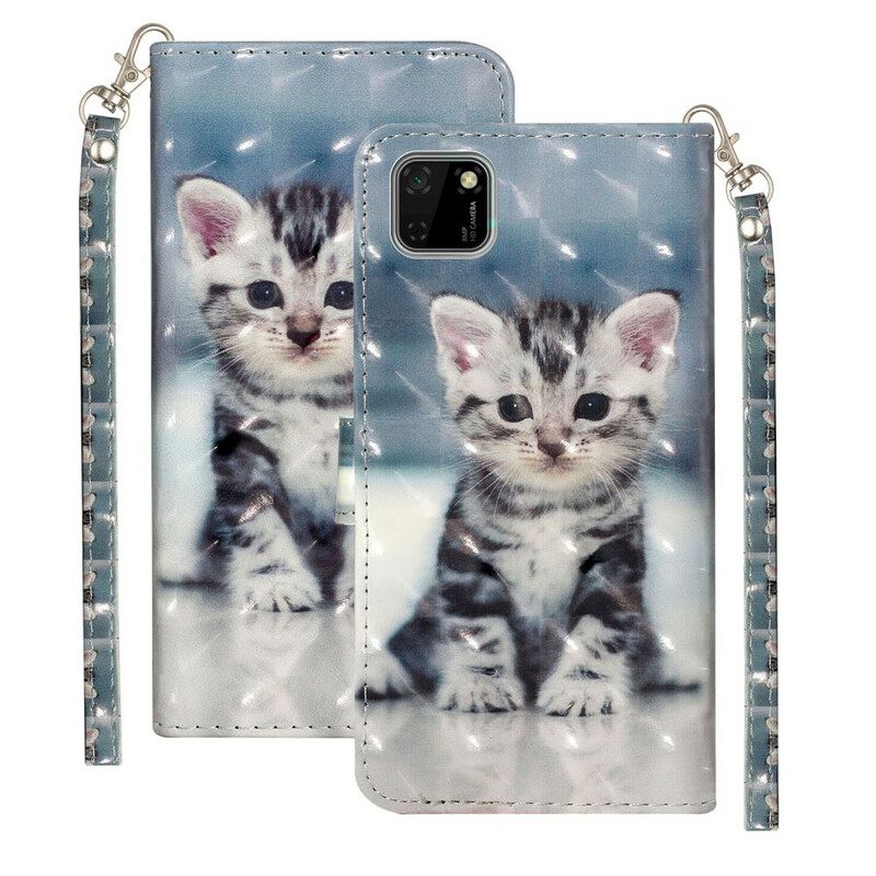 Kotelot Huawei Y5p Suojaketju Kuori Kitten Light Strap Kohdevalot