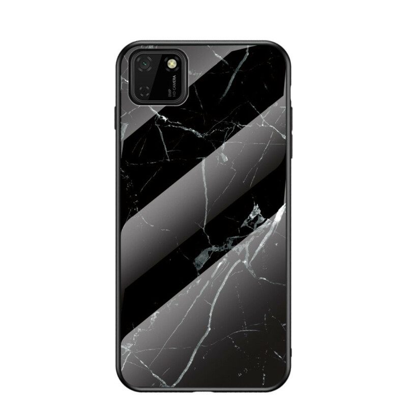 Kuori Huawei Y5p Tempered Glass Marble Colors