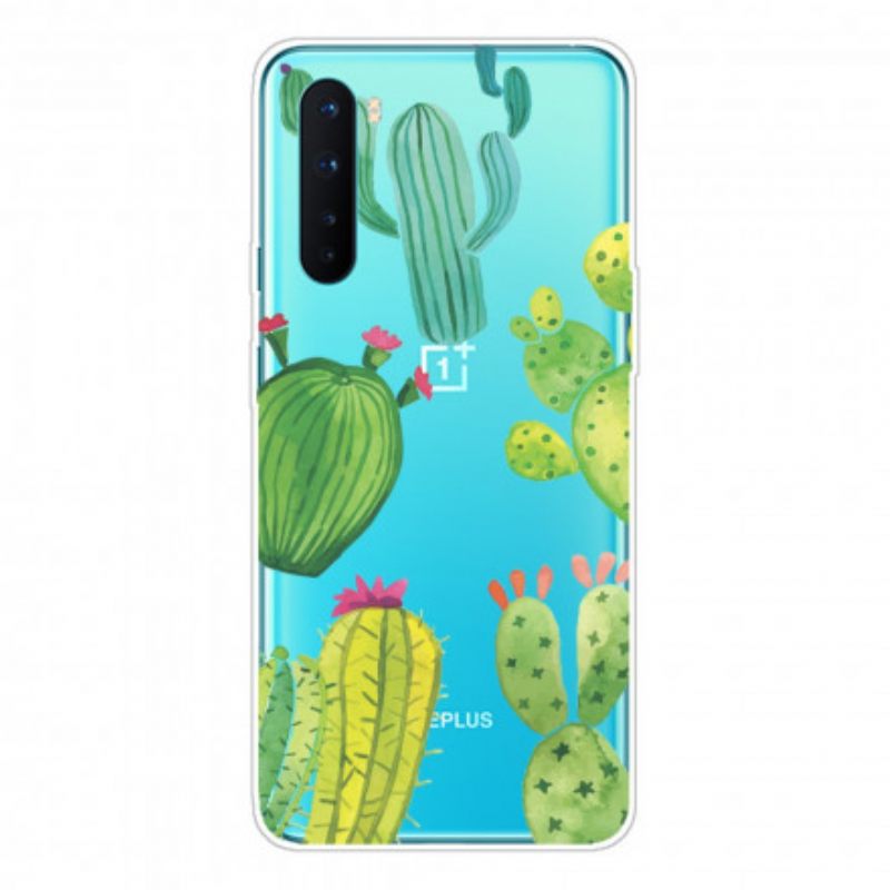 Case OnePlus Nord Cacti Watercolour