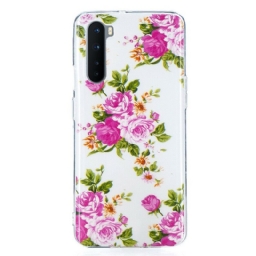 Case OnePlus Nord Fluorescent Liberty Flowers