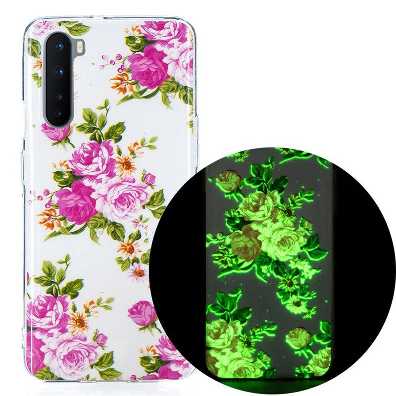 Case OnePlus Nord Fluorescent Liberty Flowers