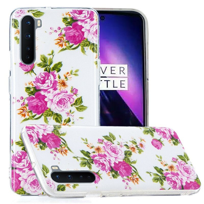 Case OnePlus Nord Fluorescent Liberty Flowers