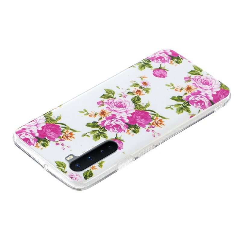 Case OnePlus Nord Fluorescent Liberty Flowers