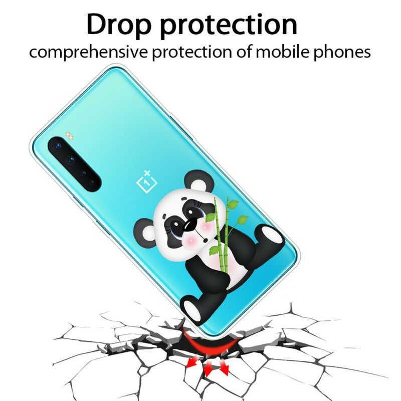 Case OnePlus Nord Transparent Sad Panda