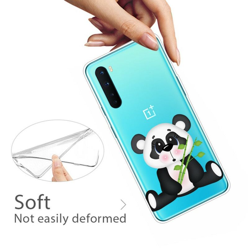 Case OnePlus Nord Transparent Sad Panda