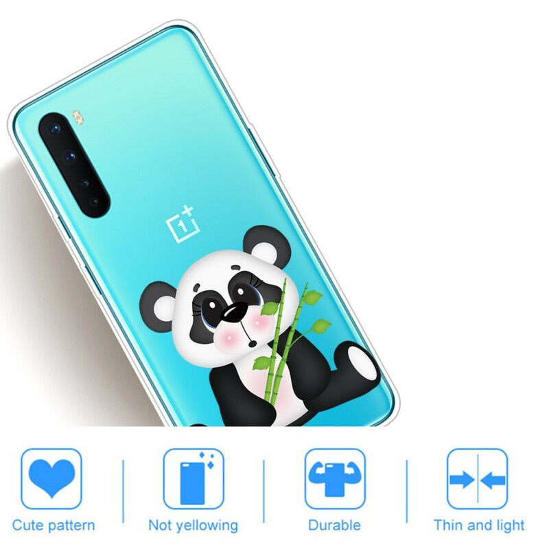 Case OnePlus Nord Transparent Sad Panda