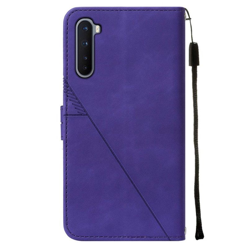 Flip Case OnePlus Nord Pyramid Leather Effect