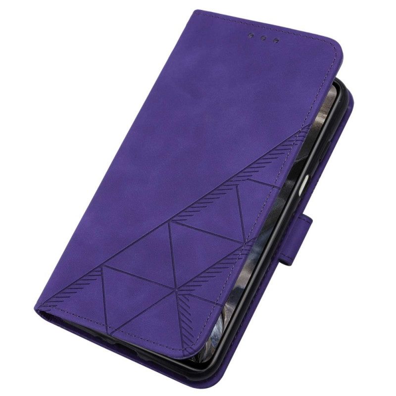 Flip Case OnePlus Nord Pyramid Leather Effect