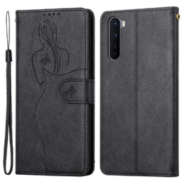 Kotelot OnePlus Nord Faux Leather Silhouette