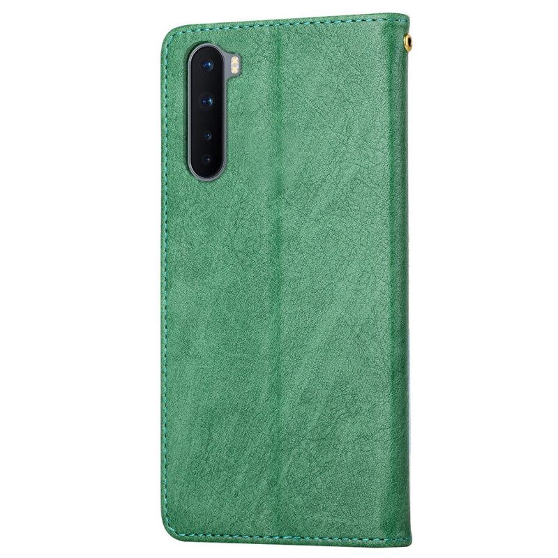 Kotelot OnePlus Nord Faux Leather Silhouette