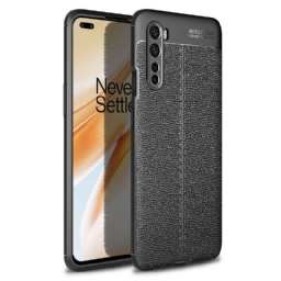 Kuori OnePlus Nord Double Line Litchi Leather Effect