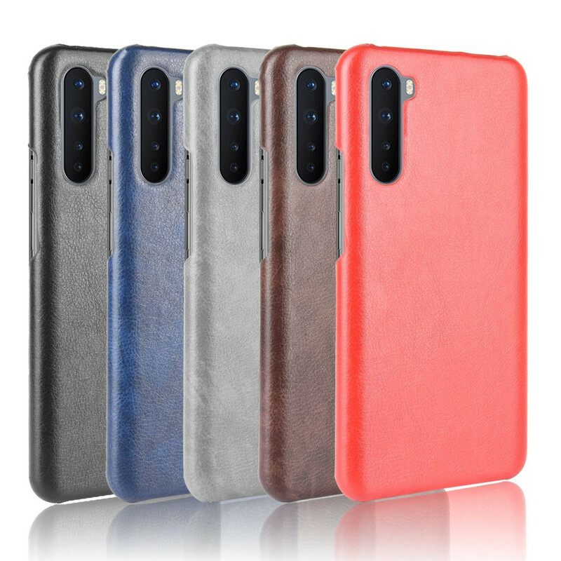 Kuori OnePlus Nord Litchi Performance Leather Effect