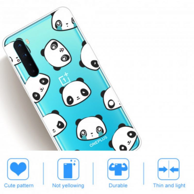 Kuori OnePlus Nord Sentimental Pandas