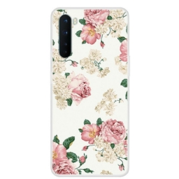 Kuori OnePlus Nord Transparent Liberty Flowers