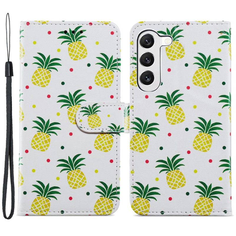 Kotelot Samsung Galaxy S24 Plus 5g Puhelinkuoret Ananas Hihnalla