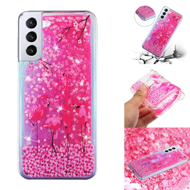 Kuori Samsung Galaxy S24 Plus 5g Bird Liquid Glitter