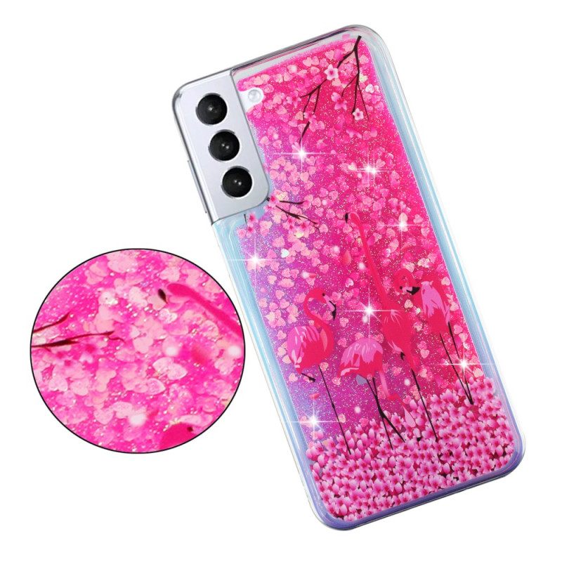 Kuori Samsung Galaxy S24 Plus 5g Bird Liquid Glitter