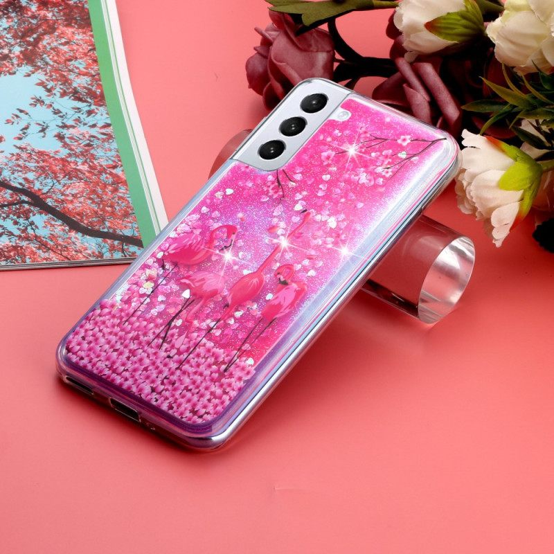 Kuori Samsung Galaxy S24 Plus 5g Bird Liquid Glitter