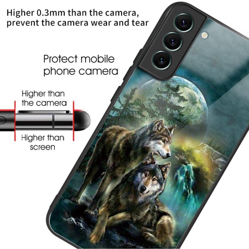 Kuori Samsung Galaxy S24 Plus 5g Tempered Glass Wolves