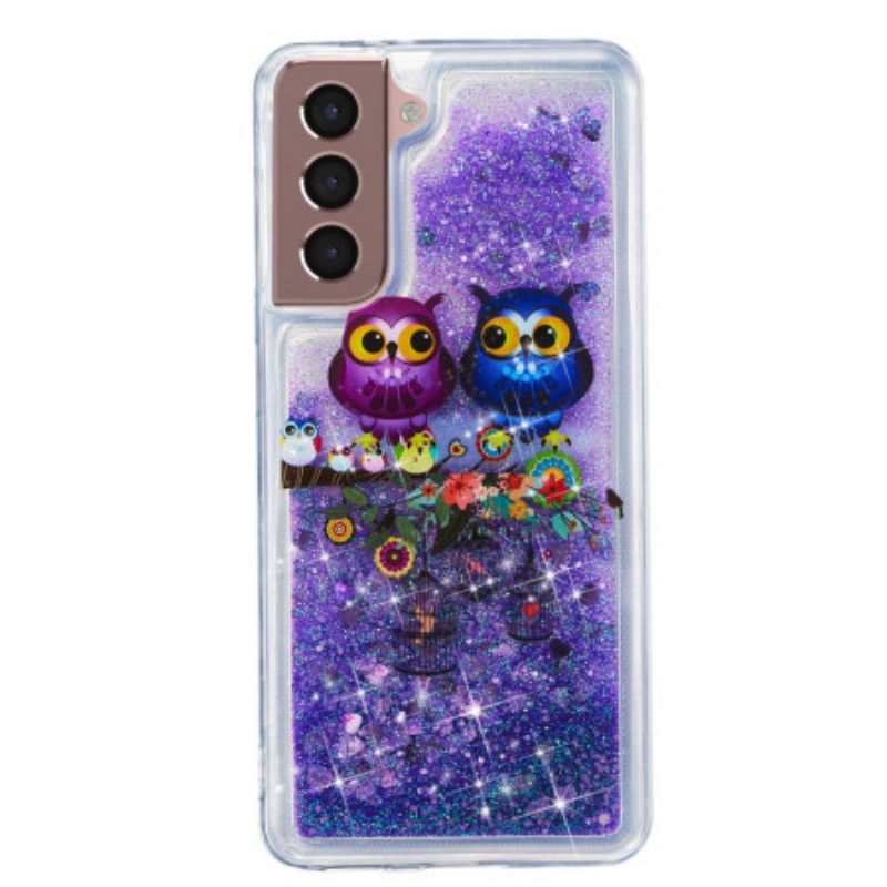 Kuori Samsung Galaxy S24 Plus 5g Two Owls Liquid Glitter