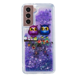 Kuori Samsung Galaxy S24 Plus 5g Two Owls Liquid Glitter