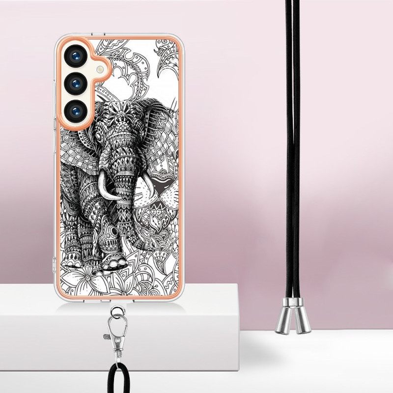 Puhelinkuoret Samsung Galaxy S24 Plus 5g Elephant Totem Johto