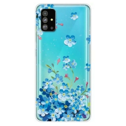 Case Samsung Galaxy S20 Siniset Kukat