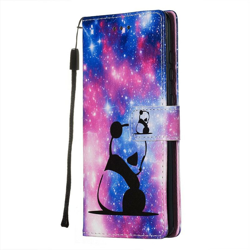 Flip Case Samsung Galaxy S20 Panda Galaxy