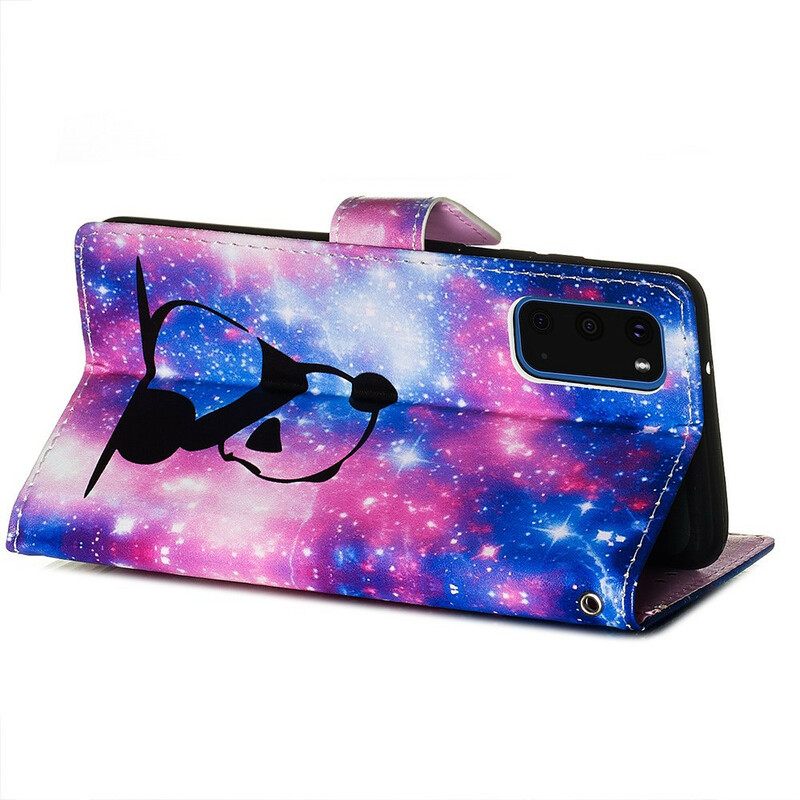 Flip Case Samsung Galaxy S20 Panda Galaxy