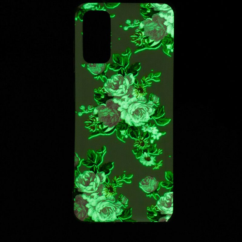 Kuori Samsung Galaxy S20 Fluorescent Liberty Flowers