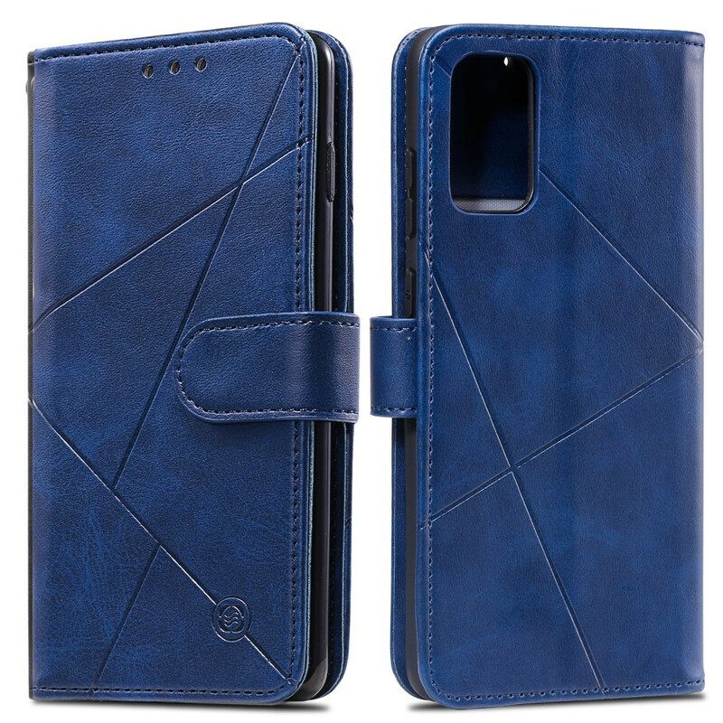 Nahkakotelo Samsung Galaxy S20 Faux Leather Timantit