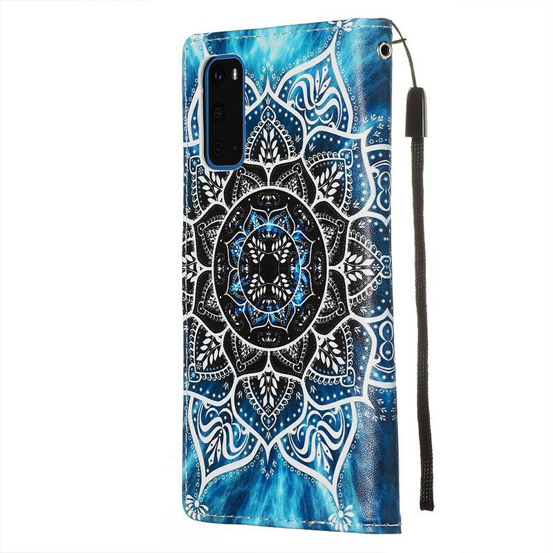 Nahkakotelo Samsung Galaxy S20 Mandala Taivaalla