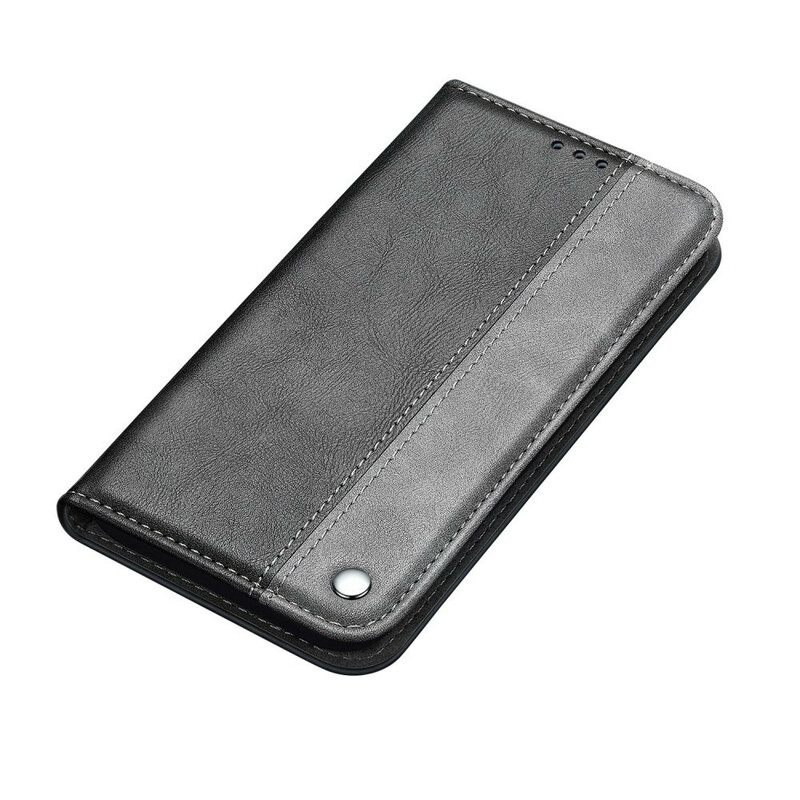 Puhelinkuoret Samsung Galaxy S20 Kotelot Flip Bicolor Leather Effect