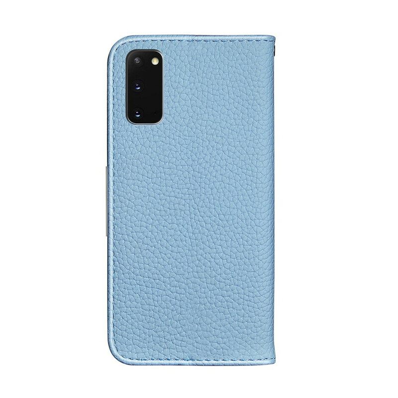 Puhelinkuoret Samsung Galaxy S20 Kotelot Flip Ultra Chic Litchi Faux Leather