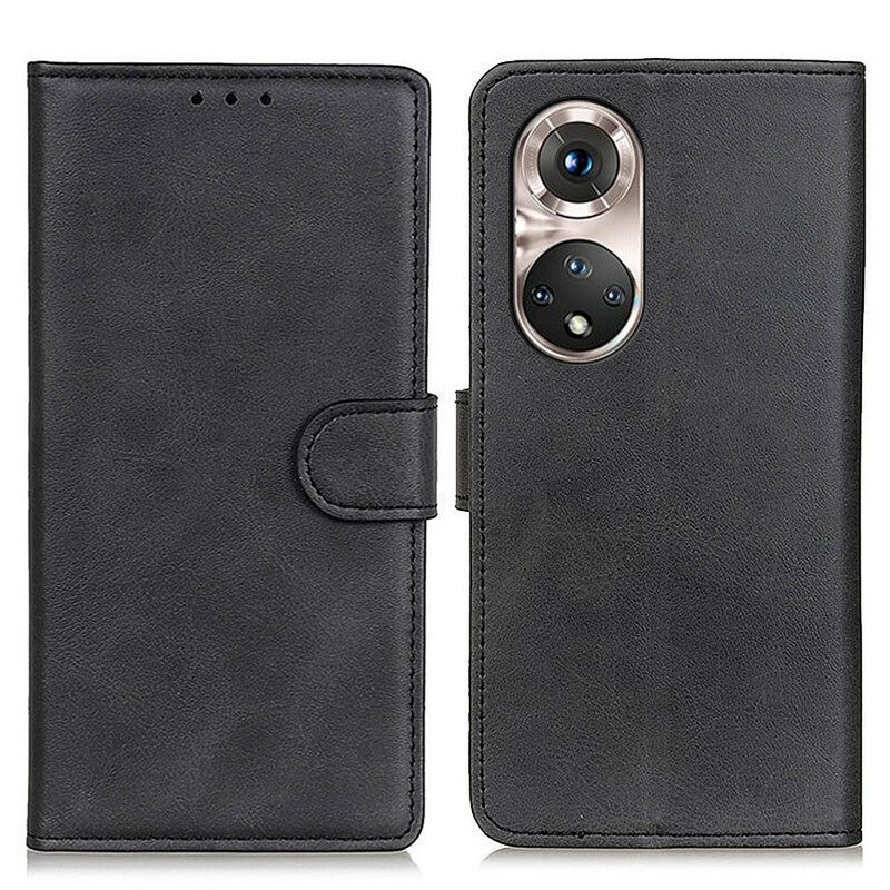 Kotelot Huawei Nova 9 Pro / Honor 50 Pro Faux Leather Mattapintainen Viimeistely