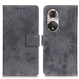 Kotelot Huawei Nova 9 Pro / Honor 50 Pro Vintage Leather Effect