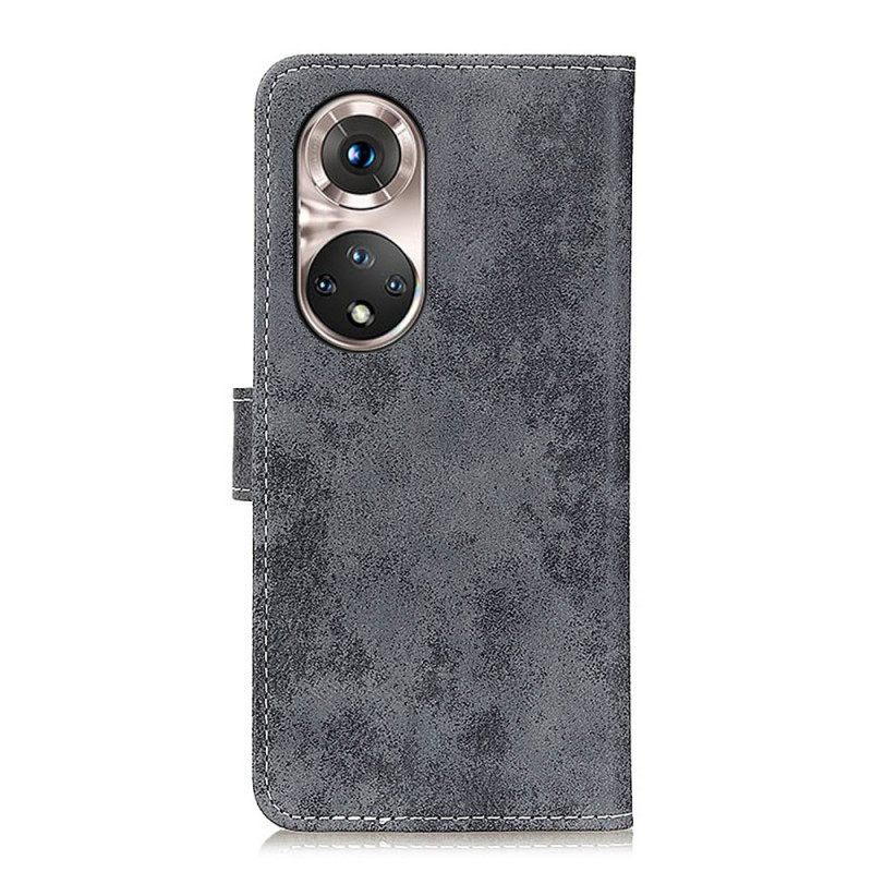 Kotelot Huawei Nova 9 Pro / Honor 50 Pro Vintage Leather Effect