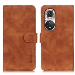 Kotelot Huawei Nova 9 Pro / Honor 50 Pro Vintage Leather Effect Khazneh