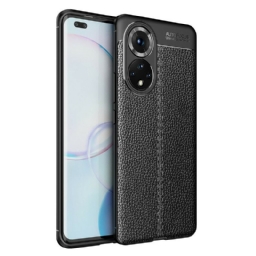 Kuori Huawei Nova 9 Pro / Honor 50 Pro Double Line Litchi Leather Effect