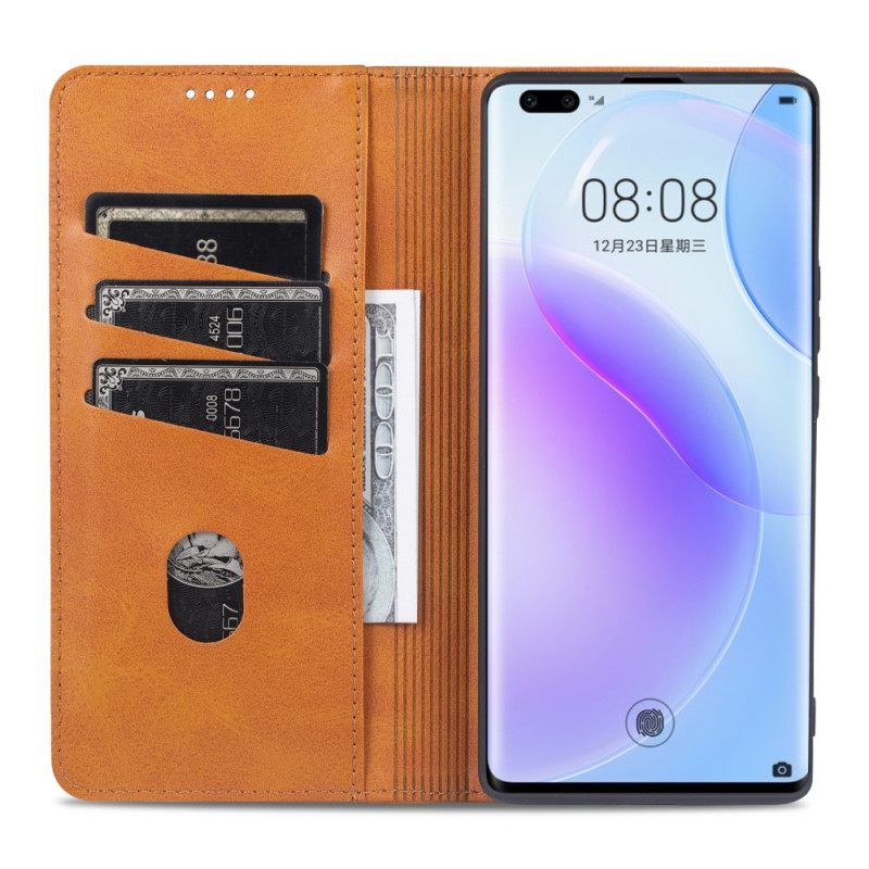 Puhelinkuoret Huawei Nova 9 Pro / Honor 50 Pro Kotelot Flip Style Leather Azns