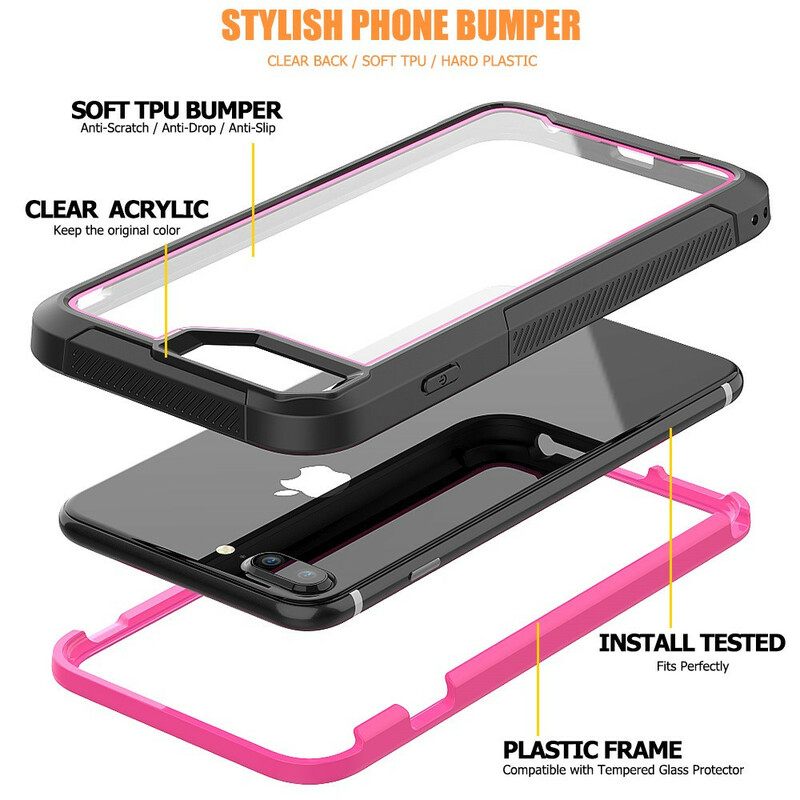 Case iPhone 8 Plus / 7 Plus Clear Hybrid Puskurin Reunat