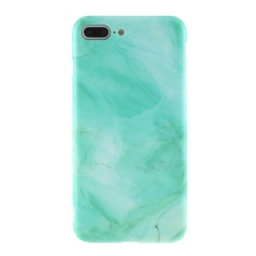 Case iPhone 8 Plus / 7 Plus Silicone Marble Effect