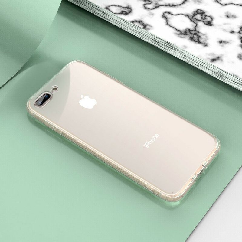 Kuori iPhone 8 Plus / 7 Plus Läpinäkyvät Leeu-suojatyynyt