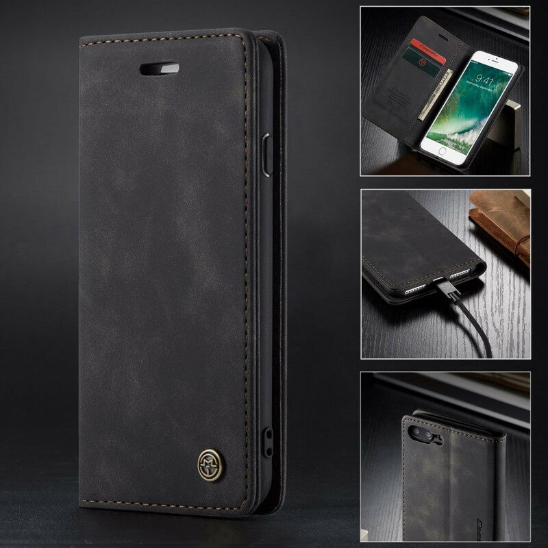 Puhelinkuoret iPhone 8 Plus / 7 Plus Kotelot Flip Caseme Keinonahka