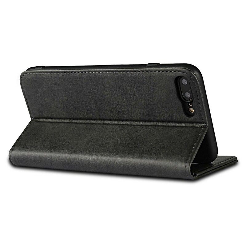 Puhelinkuoret iPhone 8 Plus / 7 Plus Kotelot Flip Premium Faux Leather Tikkaukset