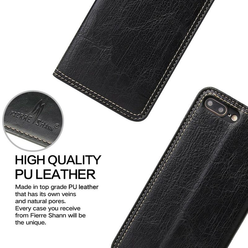 Puhelinkuoret iPhone 8 Plus / 7 Plus Kotelot Flip Retro-nahkaefekti