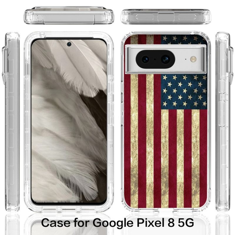 Kuori Google Pixel 8 Vahvistettu Amerikan Lippu