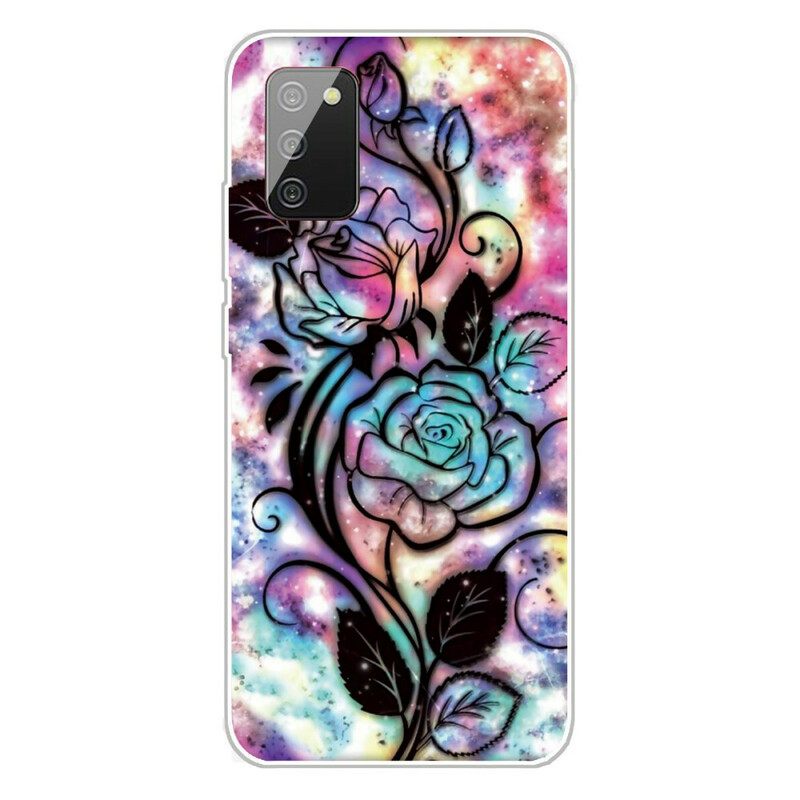 Case Samsung Galaxy A02s Flower Graphic