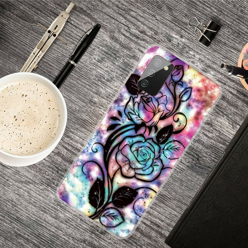 Case Samsung Galaxy A02s Flower Graphic