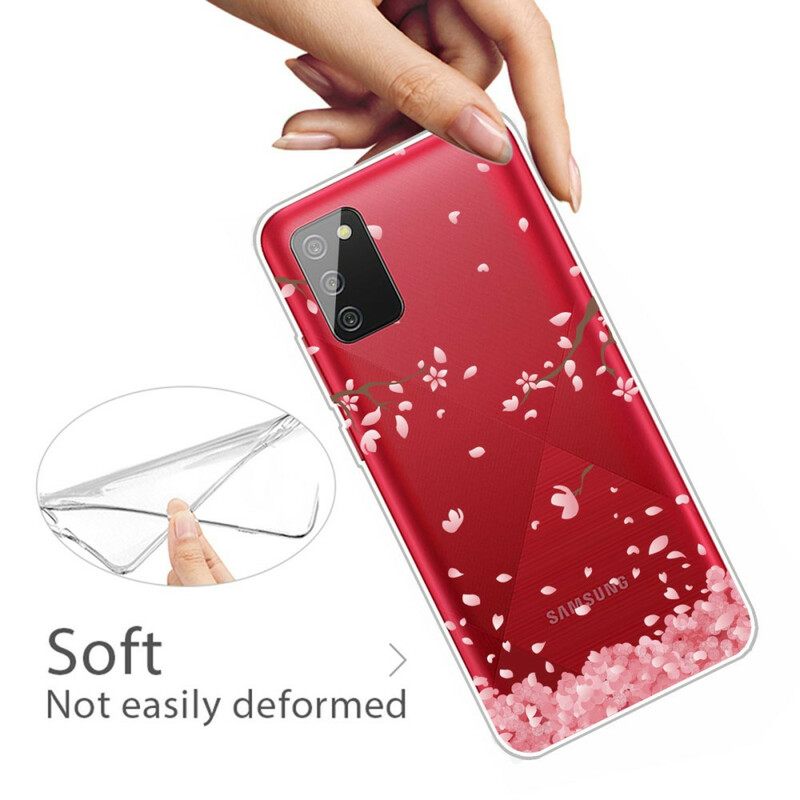 Case Samsung Galaxy A02s Kukkivat Oksat